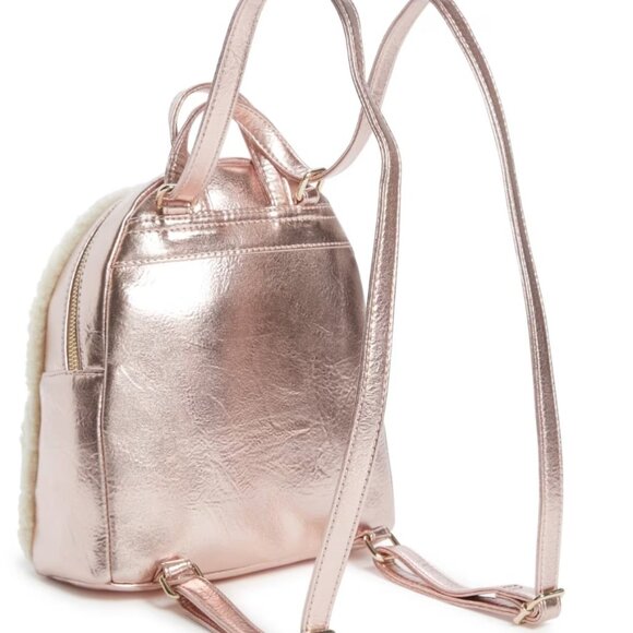 GUESS Metallic Rose Pink Backpack - Picture 3 of 9
